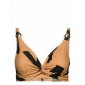 Lucca Top *Villkorat Erbjudande Swimwear Bikinis Bikini Tops Triangle Bikinitops Beige Missya