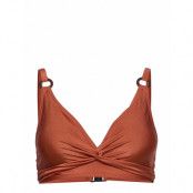 Lucca Top *Villkorat Erbjudande Swimwear Bikinis Bikini Tops Triangle Bikinitops Brun Missya