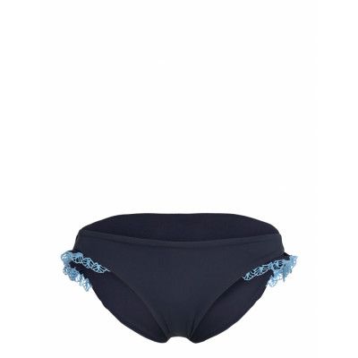 Seafolly Lucia Hipster Pant W/ Embroidery Blå
