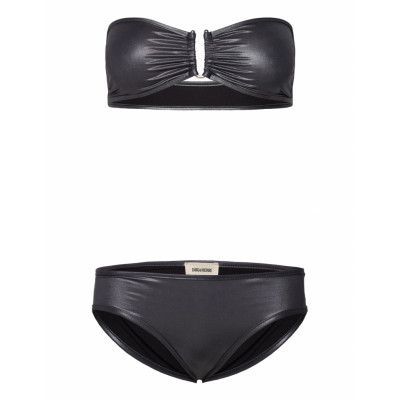 Lumiere Bandeau Bikini Bikini Svart Zadig & Voltaire