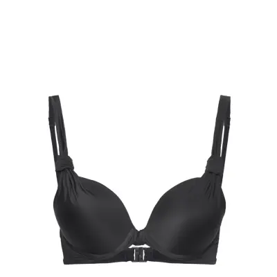 Luxe Pp Push Swimwear Bikinis Bikini Tops Push-up Bikinitops Svart *Villkorat Erbjudande Hunkemöller