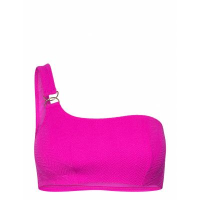 Maiao Shoulder Bikini Top Swimwear Bikinis Bikini Tops Bandeau Bikinitops Rosa Marie Jo