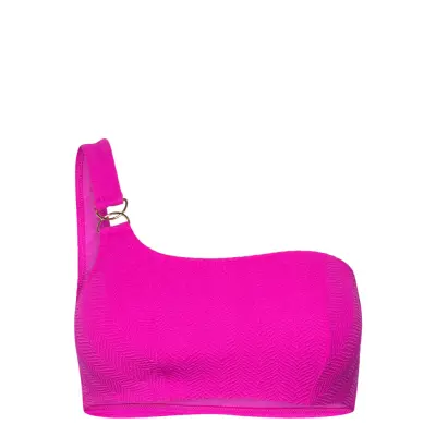 Maiao Shoulder Bikini Top Swimwear Bikinis Bikini Tops Bandeau Bikinitops Rosa Marie Jo