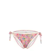 Malina Ally Crochet Trimmed Bikini Bottoms - Pink - XL