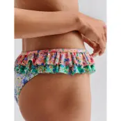 Malina Coraline Low Rise Bikini Bottom - Multi/patterned - L