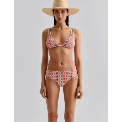 Malina Irma Fine Knitted Bikini Bottom - Multi/patterned - XS