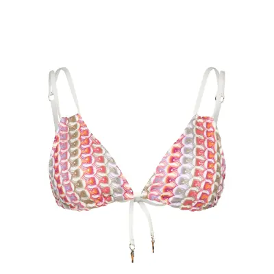 Malina Irma Fine Knitted Bikini Top Multi/patterned