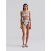 Malina Lottie High Rise Bikini Bottoms - Blue - L