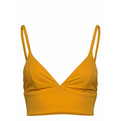 Mango Bikini Top Swimwear Bikinis Bikini Tops Triangle Bikinitops Orange Understatement Underwear