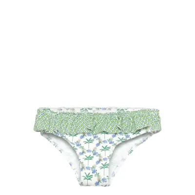 Mango Ruffle Bikini Underdelar Grön