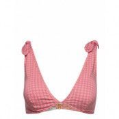 Manon Bikini Bra Swimwear Bikinis Bikini Tops Triangle Bikinitops Pink Underprotection