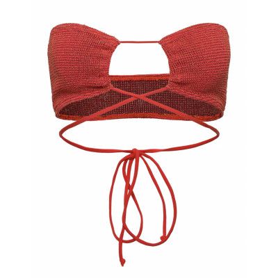 Margarita Bandeau Swimwear Bikinis Bikini Tops Bandeau Bikinitops Brown Bond-Eye