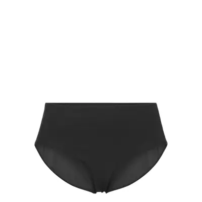 Matte High Brief Swimwear Bikinis Bikini Bottoms High Waist Bikinis Svart Filippa K