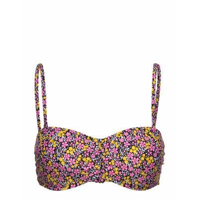 Maui Padded Bandeau Reco Swimwear Bikinis Bikini Tops Bandeau Bikinitops Multi/mönstrad Abecita