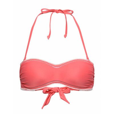 Maya Moulded Bandeau Swimwear Bikinis Bikini Tops Bandeau Bikinitops Rosa Hunkemöller