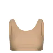 Mentawai Swimwear Bikinis Bikini Tops Bandeau Bikinitops Beige Scampi