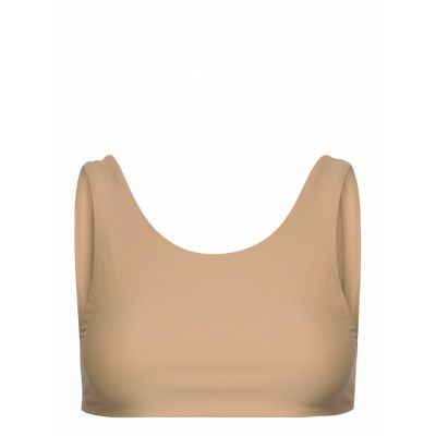 Mentawai Swimwear Bikinis Bikini Tops Bandeau Bikinitops Beige Scampi