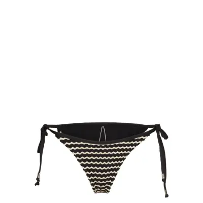 Seafolly Mesh Effect Tie Side Rio Pant Svart