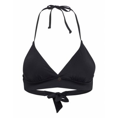 Mika Bikini Halterneck Swimwear Bikinis Bikini Tops Triangle Bikinitops Svart ODD MOLLY