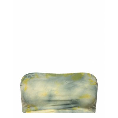 Mikie Swimwear Bikinis Bikini Tops Bandeau Bikinitops Grön Rabens Sal R