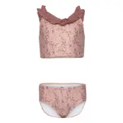 mikk-line Bikini Recycled Aop - Brown - 92-98