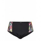 Milano Maxi Swimwear Bikinis Bikini Bottoms High Waist Bikinis Svart Missya