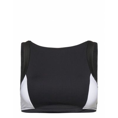 Mirage Ultimate High Neck Crop Sport Bikinis Bikini Tops Bandeau Bikinitops Svart Rip Curl