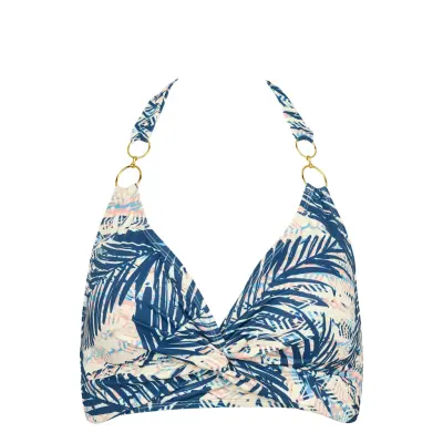 Missya Nura Top Halterneck Blå