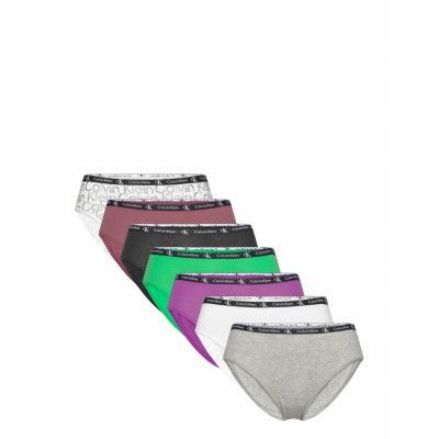 Modern Bikini 7Pk *Villkorat Erbjudande Trosa Brief Tanga Multi/mönstrad Calvin Klein