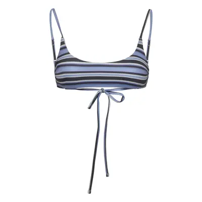Monki Bikini Tie Top Blå