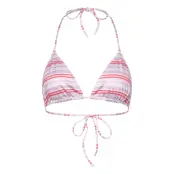 Monki Printed Halter Triangle Bikini Top Multi/patterned