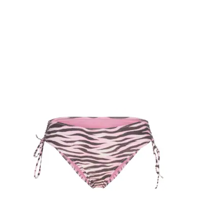 Monki Printed Tie-Side Bikini Underdelar Lila