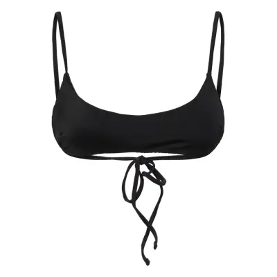 Monki Scoop Neck Bikini Top Svart