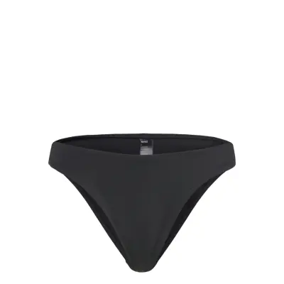 Monki Scooped High-Cut Bikini Underdelar Svart