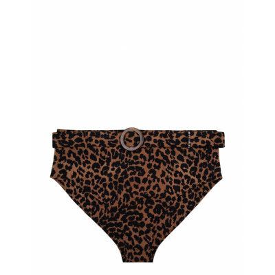 Moonflower Swimwear Bikinis Bikini Bottoms High Waist Bikinis Brown Love Stories