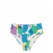 Multicolour Sporty Bikini Bottoms Swimwear Bikinis Bikini Bottoms High Waist Bikinis Multi/patterned Bobo Choses