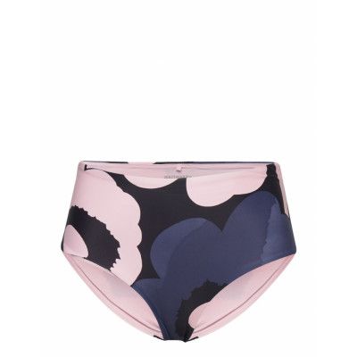 Myrtos Unikko H.waist Bottom Swimwear Bikinis Bikini Bottoms High Waist Bikinis Marinblå Marimekko