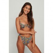 NA-KD Swimwear Återvunnen balconette bikini-BH - Flower