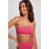 NA-KD Swimwear Bandeaubikini-överdel - Pink