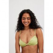 NA-KD Swimwear Bikini-BH med V-bygel - Green