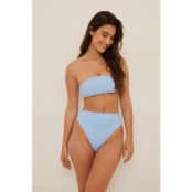 NA-KD Swimwear Bikinitrosa med hög midja - Blue