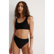 NA-KD Swimwear Bikinitrosa med hög midja - Black