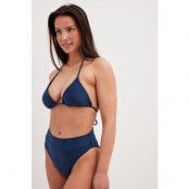 NA-KD Swimwear Bikinitrosa med hög midja - Blue