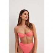NA-KD Swimwear Bikinitrosa med hög midja - Pink