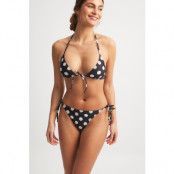 NA-KD Swimwear Bikinitrosa med knytband - Dotted