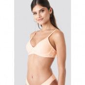 NA-KD Swimwear Cup Shape Bikini Top - Orange