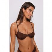 NA-KD Swimwear Klassisk bikini-BH - Brown