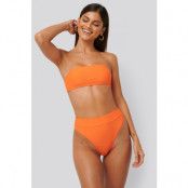 NA-KD Swimwear Maxi Highwaist Bikini Panty - Orange