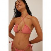 NA-KD Swimwear Omvänd trekantsbikinitopp - Pink