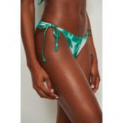 NA-KD Swimwear Bikinitrosa med knytband - Green,Multicolor